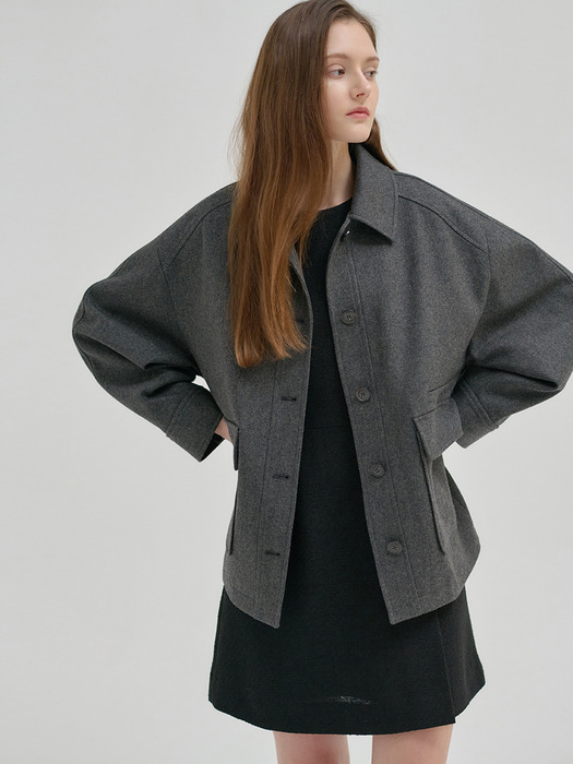 24FN wool field jacket [CHA]