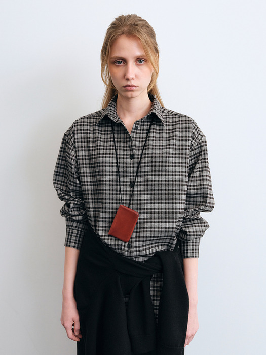 Andy Classic check Shirt (Black)