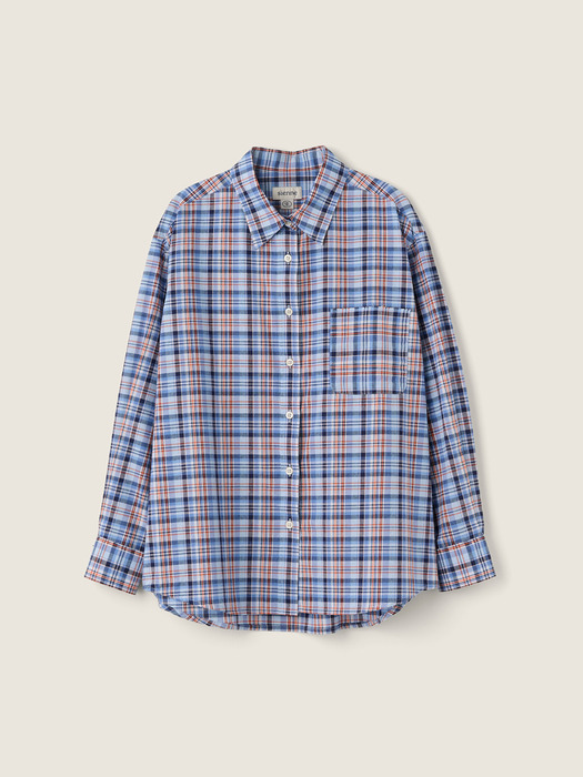 Hellen Check Shirt (Blue)