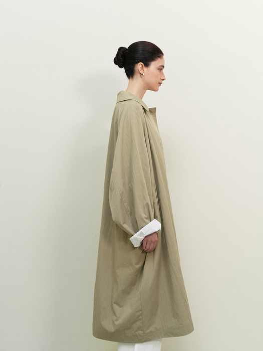 Classic Overfit trench coat - Khaki