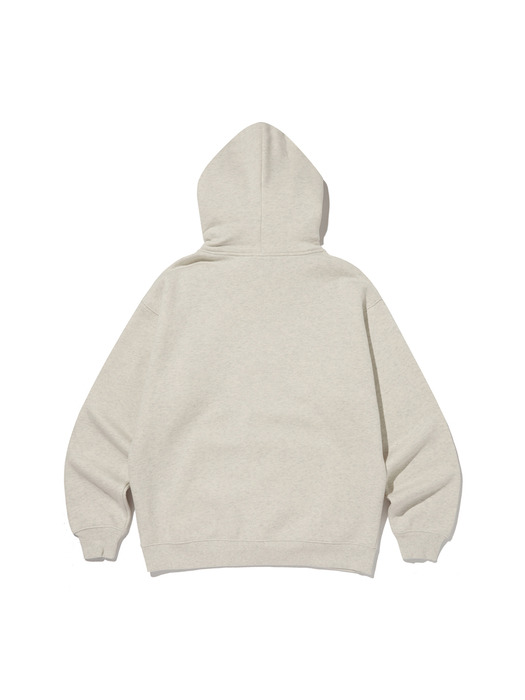 [ASIA] Super Fleece 그래픽 후드스웨트셔츠 (CREAM) CKTS4F512CR