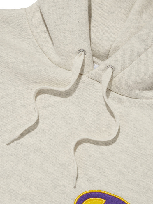 [ASIA] Super Fleece 그래픽 후드스웨트셔츠 (CREAM) CKTS4F512CR