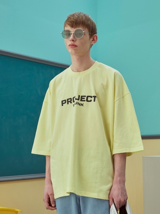 Trunkproject logo T shirts_yellow