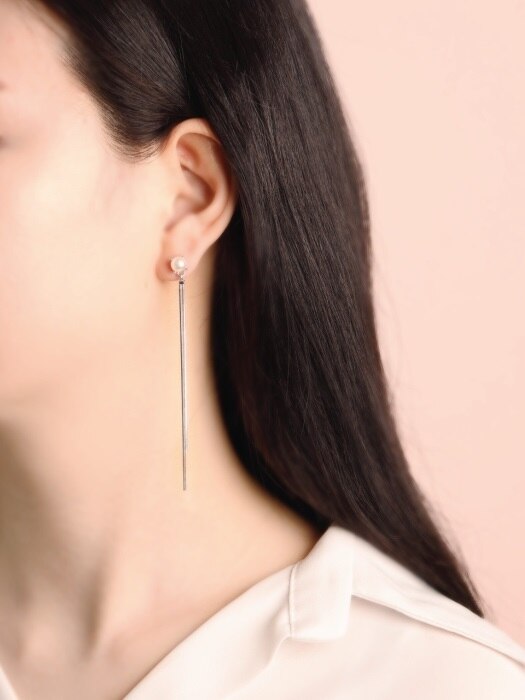 Nuovo Heart Pearl ````drop```` Earrings