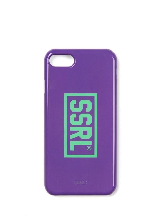 box logo hard case / purple