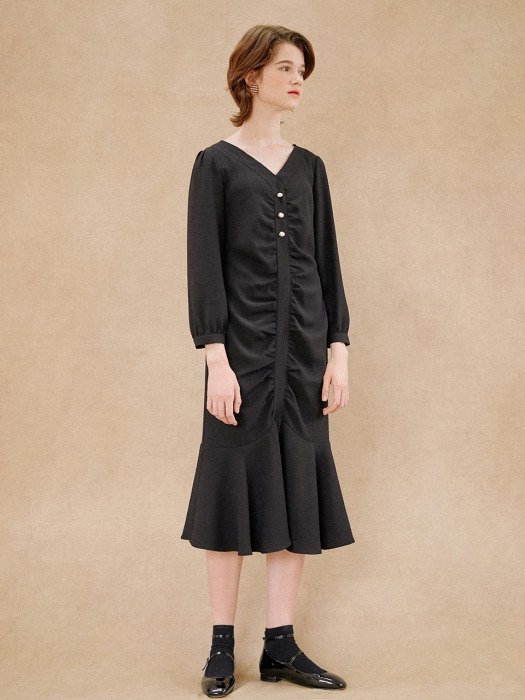 Classic Pearl Dress_Black