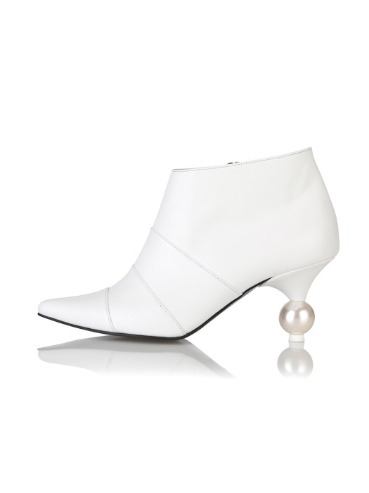 Luciana ankle boots / 19AW-B548 White