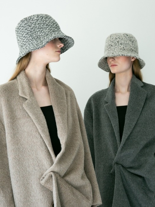 CLASSIC BUCKET HAT_TWEED GREY