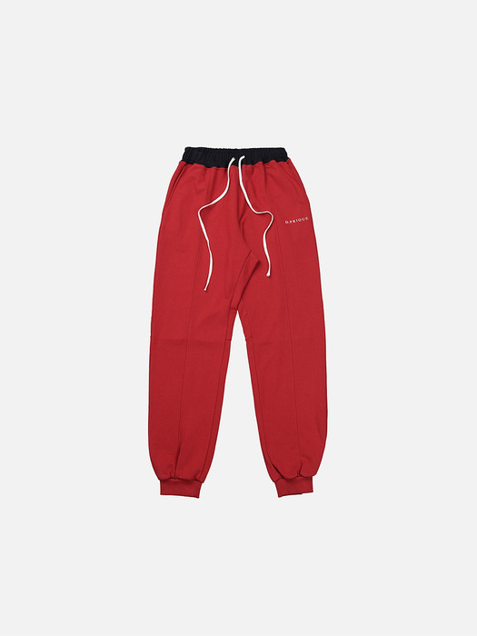 Logo Jogger Pants - Red