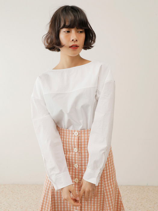 20SS BACK AND FORTH BLOUSE / WHITE