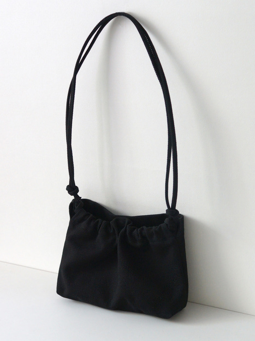 Black Thick String Bag