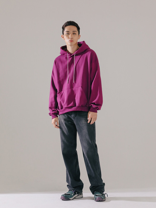 T005 SIGNATURE WAPPEN HOODIE_PURPLE