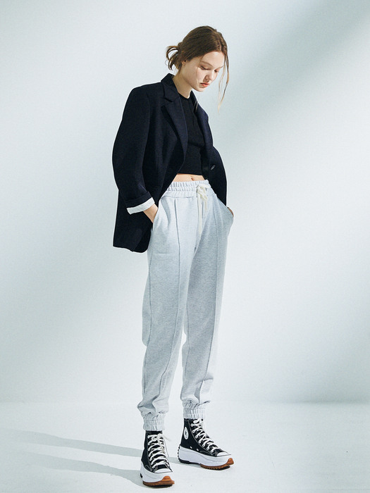 Line Jogger Pants [Light Gray]