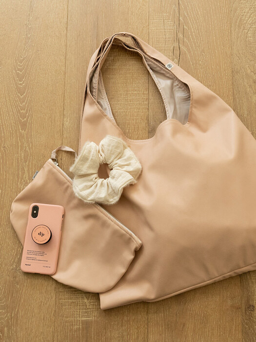 coffee bag-shoulder (pink)