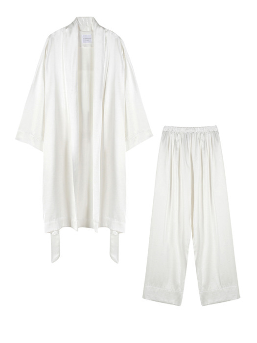 visionary pajamas set - white