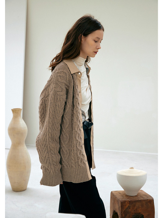 Katherlin wool-knit jaket