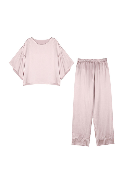 Heather pajamas set - pink