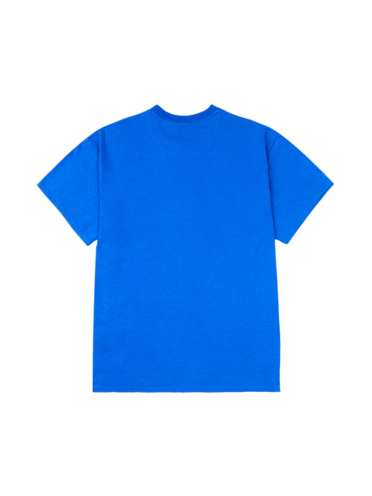 DT339_City Flower Logo T-shirts_Blue
