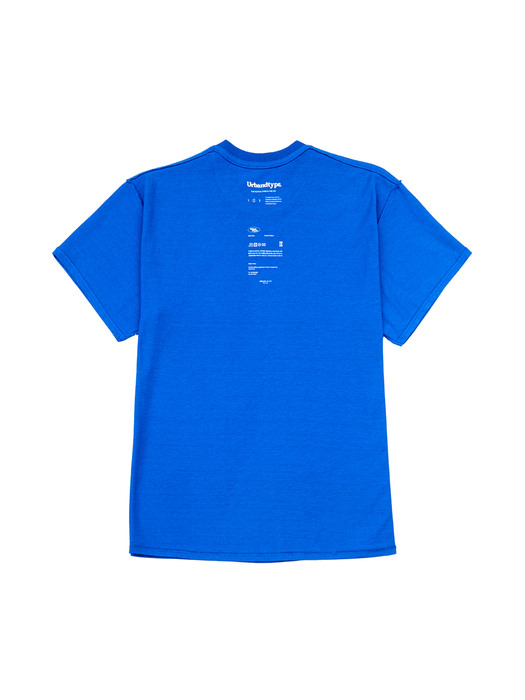 DT339_City Flower Logo T-shirts_Blue