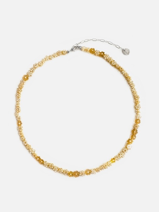 [2 SET] Yellow Flower Necklace