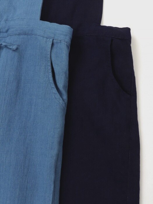 Cotton Suspender Pants - 2color