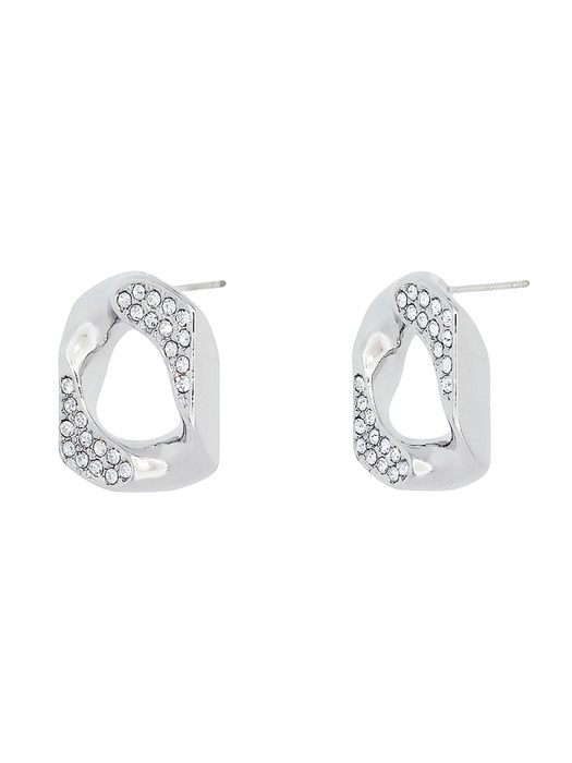 Crystal 1Chain Earrings