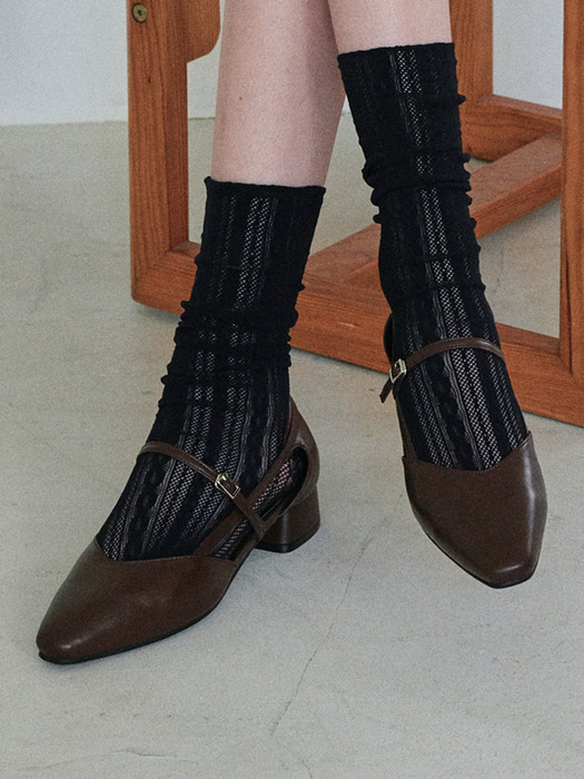 19B502 Mary Jane Pumps - 3 Colors