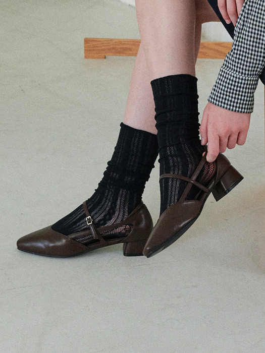 19B502 Mary Jane Pumps - 3 Colors