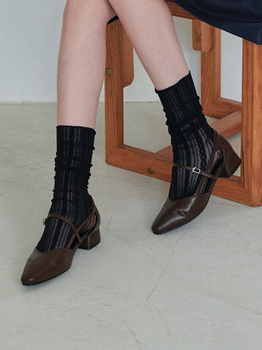 19B502 Mary Jane Pumps - 3 Colors