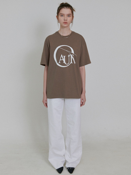 Symbol Basic T-Shirts [Brown]