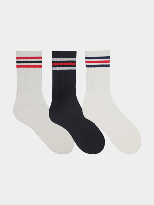 SOCKSTOP 남여 스트라이프 포인트 삭스