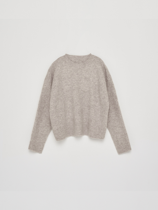MATIN KIM BASIC KNIT PULLOVER IN IVORY