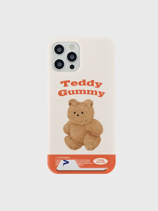 warm color teddy gummy [카드수납 폰케이스]