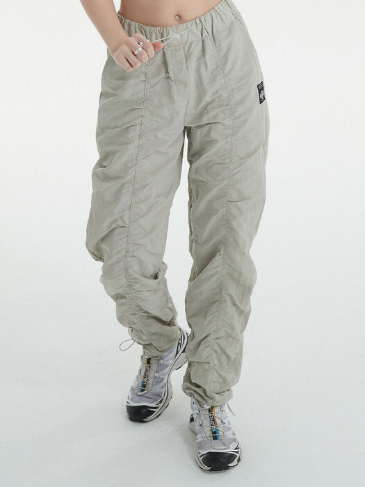 SHIRRING PANTS (GRAY)