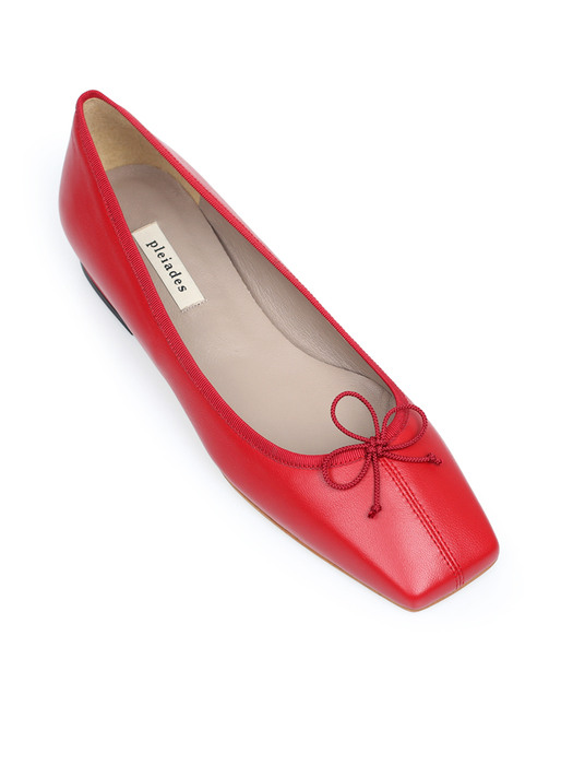 GINGER Ballerina Shoes - Red