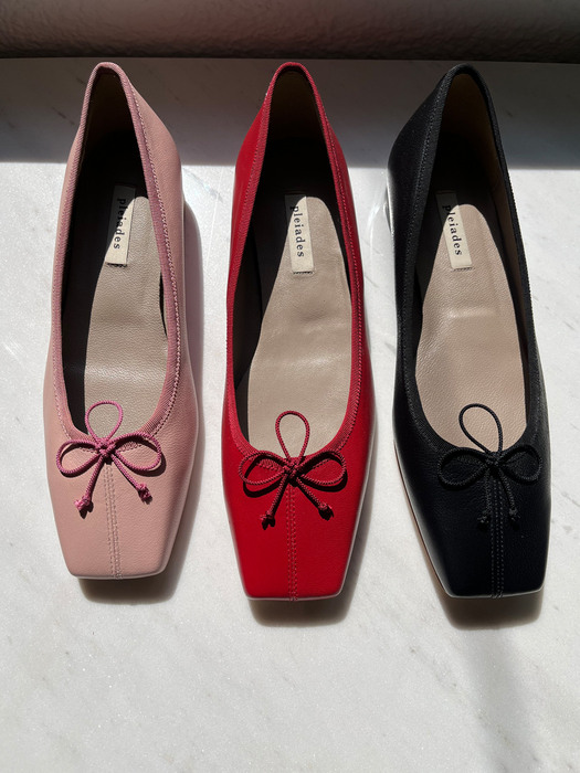GINGER Ballerina Shoes - Red