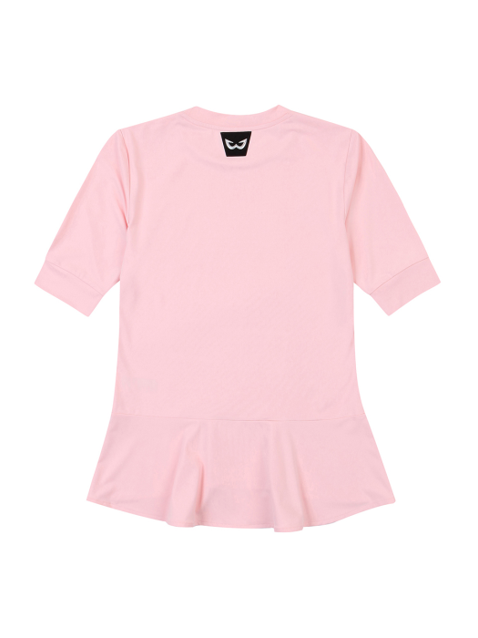 화이트볼 골프웨어 여성 원포인트 프릴 티셔츠 (PINK)