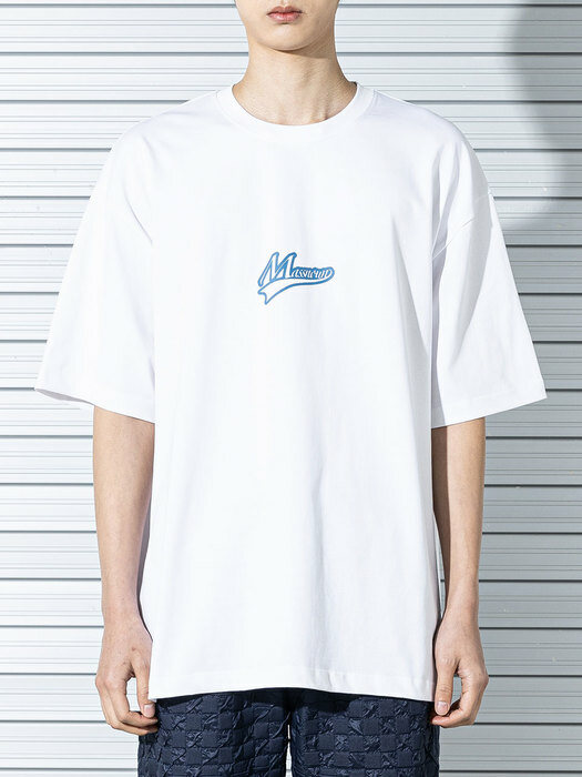 ATHLETIC OVERSIZED T-SHIRTS MSTTS014-WT