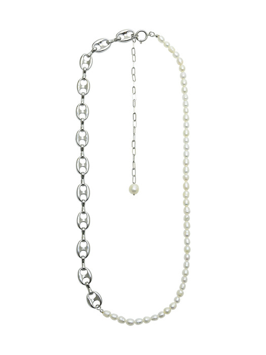 Pignose pearl belt necklace no2
