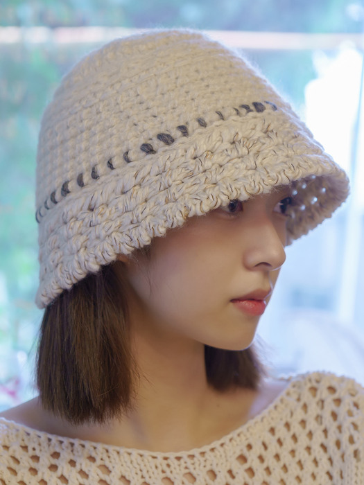 Spencer wool knit bucket hat 3colors