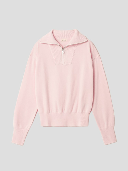 Wing Collar Knit Pullover  Powder pink (WE2951C549)