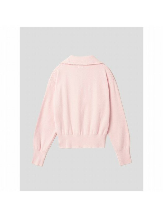 Wing Collar Knit Pullover  Powder pink (WE2951C549)