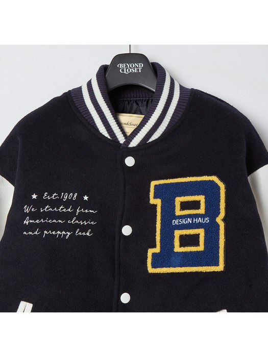 NEW CLASSIC ARCHIVE STADIUM WOOL JUMPER NAVY