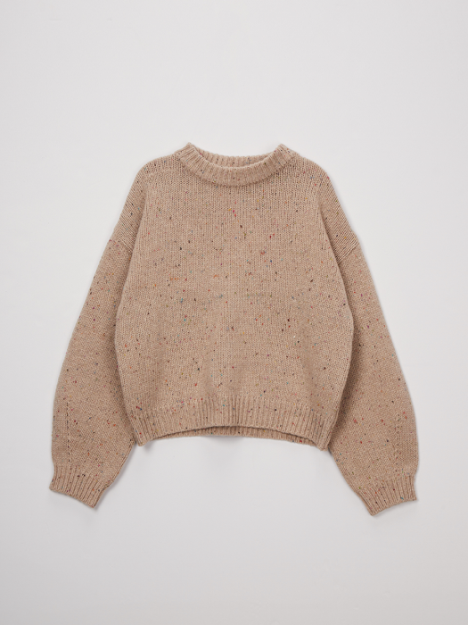 NEP WOOL PULLOVER_LIGHT BEIGE