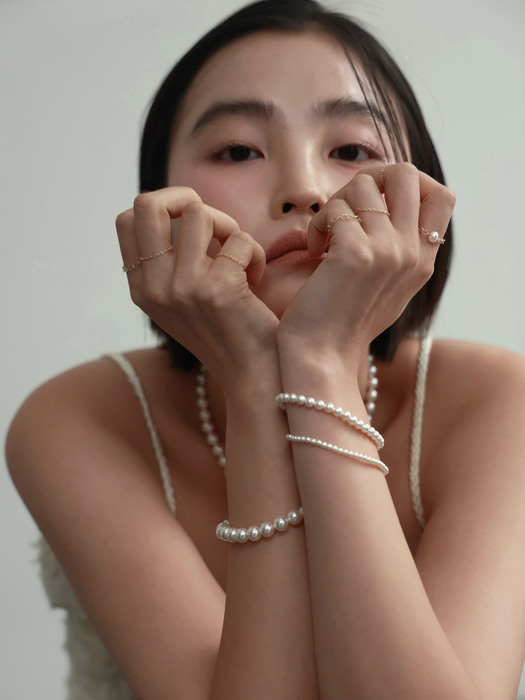 3mm pearl bracelet