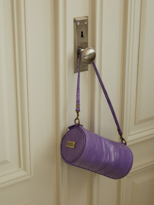 Butter round shoulder bag (버터 라운드 숄더 백) Purple