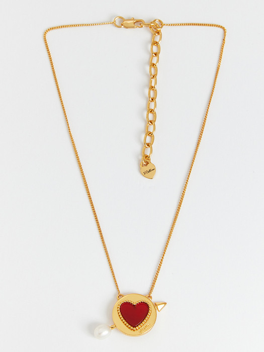 Cupid Coin Necklace_Gold