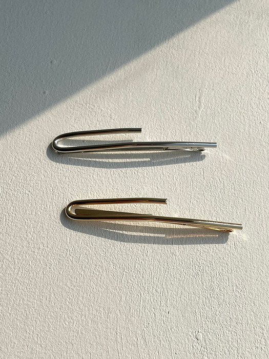 curve line hair pin (2color)