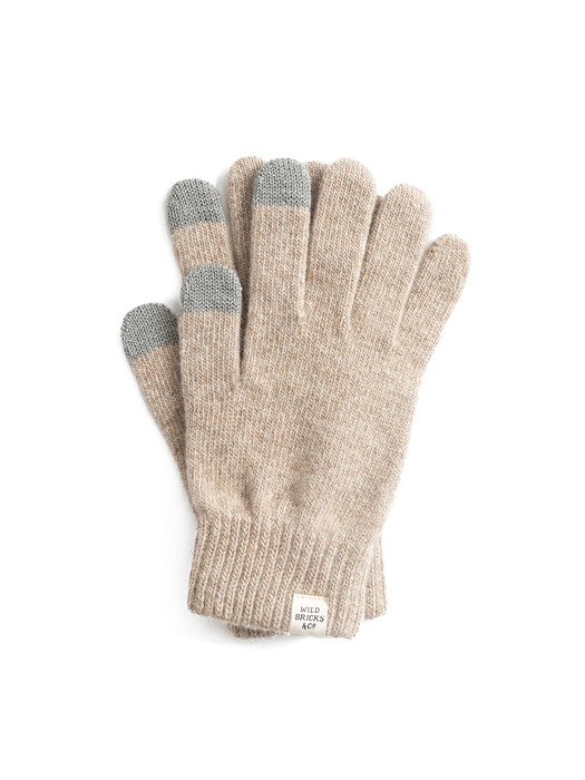 WL BASIC TOUCH GLOVES (oatmeal)