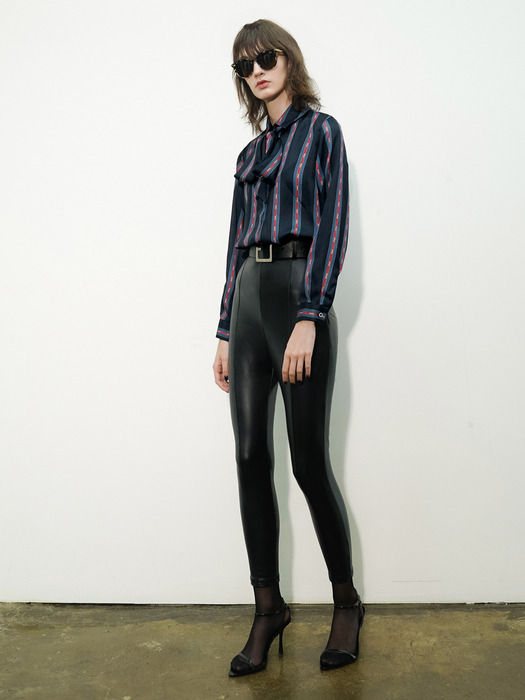 High-Rise Faux-Leather Pants_UWS-FP22 